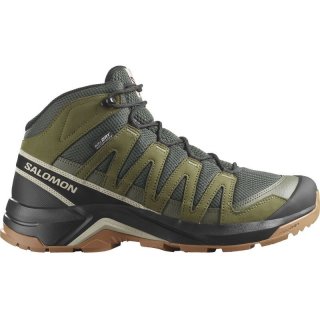 Neu Eingetroffen Salomon Herren Multifunktionsstiefel SHOES X-ADVENTURE RECON MID GTX - Torf/Martini-Olive/Oxford Tan