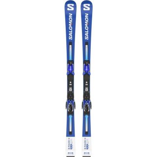 Neu Eingetroffen Salomon Kinder Racing Ski NX - Rennblau/Weiß