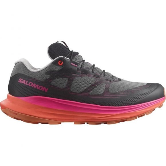 Neu Eingetroffen Salomon Damen Trailrunningschuhe SHOES ULTRA GLIDE 2 W - Pflaumenkätzchen/Schwarz/Pink Glo