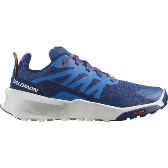 Neu Eingetroffen Salomon Kinder Trekkinghalbschuhe SHOES PATROL J Dark - Dunkelblau/Französischblau/Weiß