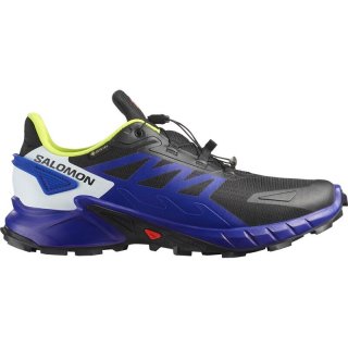 Neu Eingetroffen Salomon Herren Trailrunningschuhe SHOES SUPERCROSS 4 GTX - Schwarz/Surf the Web/Sicherheitsgelb