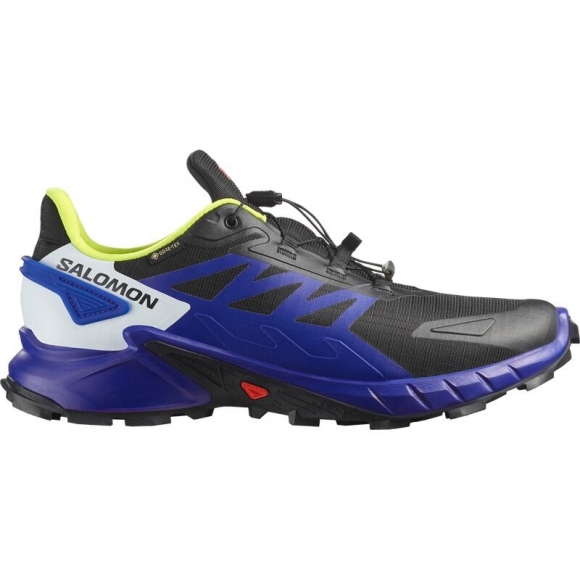 Neu Eingetroffen Salomon Herren Trailrunningschuhe SHOES SUPERCROSS 4 GTX - Schwarz/Surf the Web/Sicherheitsgelb