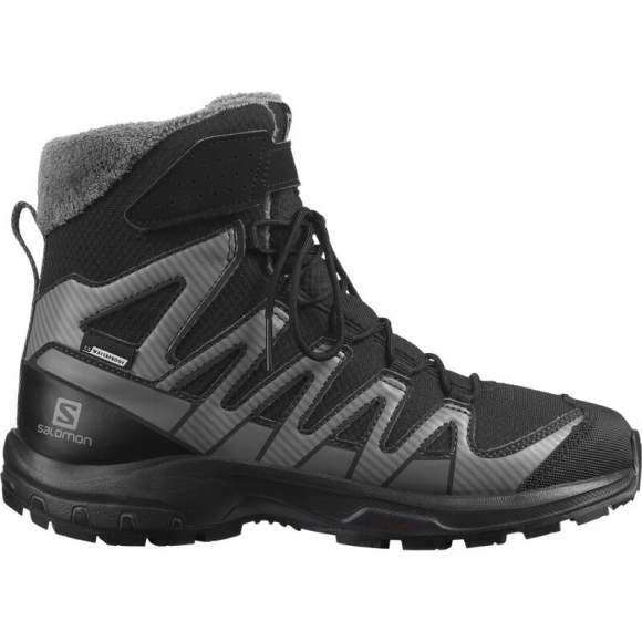 Neu Eingetroffen Salomon Kinder Multifunktionsschuhe SHOES XA PRO V8 WINTER CSWP J - Schwarz/Phantom/Stiller Schatten