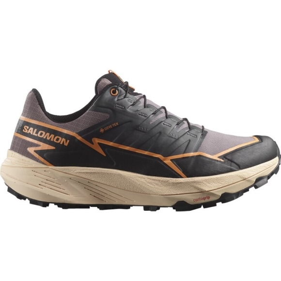 Neu Eingetroffen Salomon Damen Trailrunningschuhe SHOES THUNDERCROSS GTX W - Hai/Schwarz/Papaya