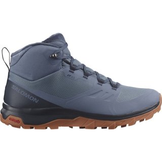 Neu Eingetroffen Salomon Herren Trekkinghalbschuhe SHOES OUTsnap CSWP - Bering Sea/Carbon/Gum8