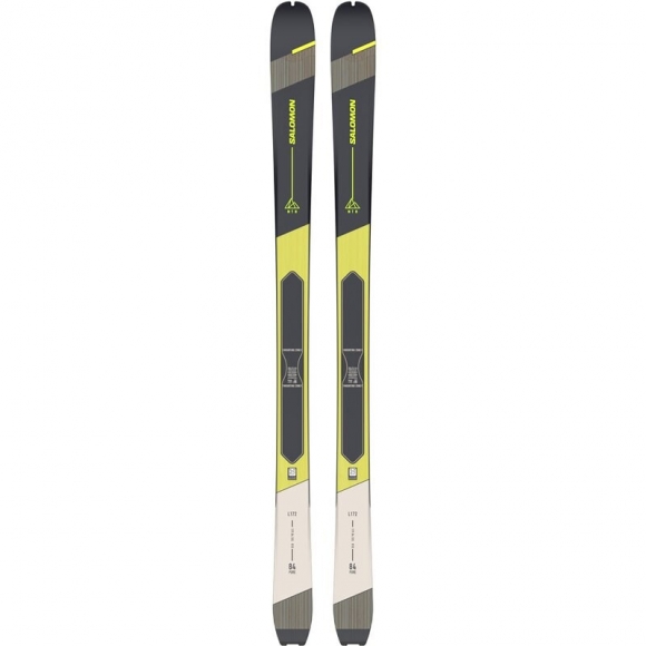 Neu Eingetroffen Salomon Herren Freeride Ski N MTN 84 PURE Rainy - Regentag/Pastell-Neon-Limette 1/Schwarz
