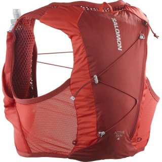 Neu Eingetroffen Salomon Rucksack ACTIVE SKIN 4 SET RED - ROTE DAHLIE / HIGH RISK RED