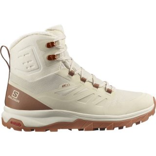 Neu Eingetroffen Salomon Damen Trekkinghalbschuhe SHOES OUTblast TS CSWP W - Mandelmilch/Rohleder/Gum8