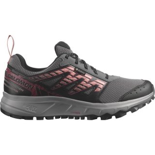 Neu Eingetroffen Salomon Damen Trailrunningschuhe SHOES WANDER GTX W - Pflaumenkätzchen/Schwarz/Pfirsichbernstein