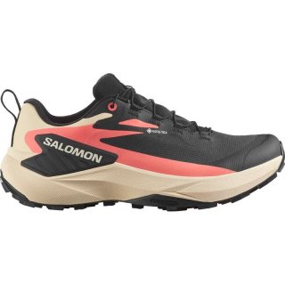 Neu Eingetroffen Salomon Damen Trailrunningschuhe SHOES GENESIS GTX W - Schwarz/Zarter Pfirsich/Fusionskoralle