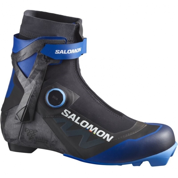 Neu Eingetroffen Salomon Herren Skating-Langlaufschuhe - Schwarz/Rennblau