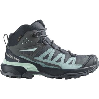 Neu Eingetroffen Salomon Damen Trekkingstiefel SHOES X ULTRA 360 MID GTX W - Turbulenz/Kohlenstoff/Turmalin
