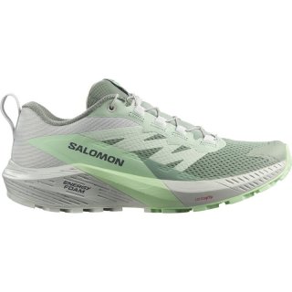 Neu Eingetroffen Salomon Damen Trailrunningschuhe SHOES SENSE RIDE 5 W - Seerosenblatt/Metall/Grünesche