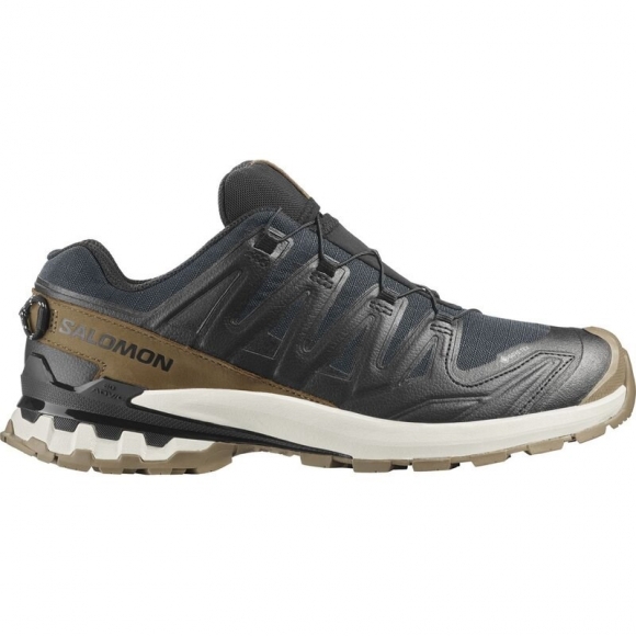 Neu Eingetroffen Salomon Herren Trailrunningschuhe SHOES XA PRO 3D V9 GTX LIFELONG M - Schwarz/Coyote Brown/Vanilleeis