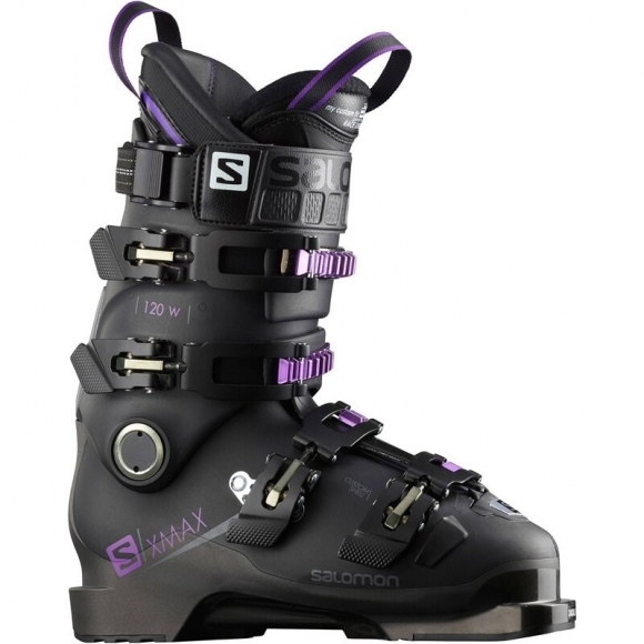 Neu Eingetroffen Salomon Damen Skischuhe "X MAX - Schwarz/Metallic-Schwarz/Lila