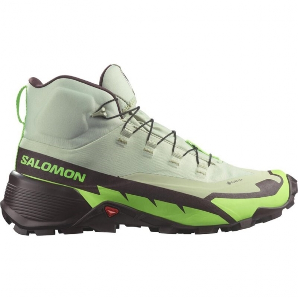 Neu Eingetroffen Salomon Herren Multifunktionsstiefel SHOES CROSS HIKE MID GTX 2 - Wüstensalbei/Grüner Gecko/Schokolade P