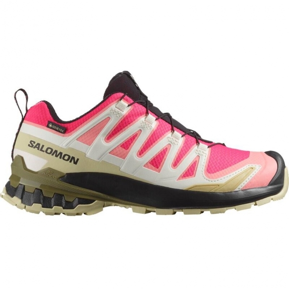 Neu Eingetroffen Salomon Damen Trailrunningschuhe SHOES XA PRO 3D V9 GTX W - Rotrot/Vanilleeis/Martini-Olive