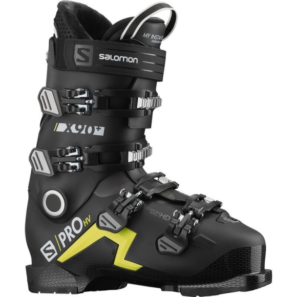 Neu Eingetroffen Salomon Herren Skischuhe - SCHWARZ/Anthrazit/Säuregrün