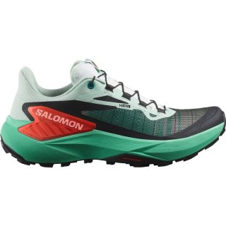 Neu Eingetroffen Salomon Damen Trailrunningschuhe SHOES GENESIS W - Bay/Elektrisches Grün/Kirschtomate