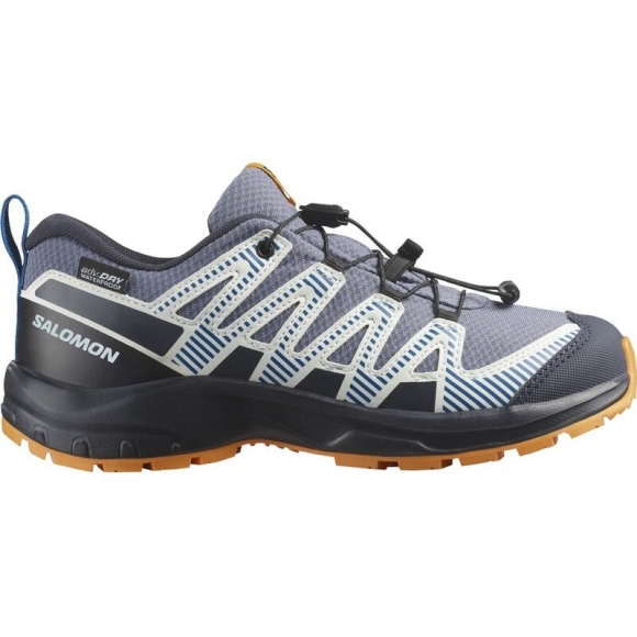 Neu Eingetroffen Salomon Kinder Trekkinghalbschuhe SHOES XA PRO V8 WP J - Grisaille/Dunkelblau/Kurkuma Neu Eingetroffen Salomon Kinder Trekkinghalbschuhe SHOES XA PRO V8 WP J - Grisaille/Dunkelblau/Kurkuma