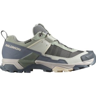 Neu Eingetroffen Salomon Damen Multifunktionsschuhe SHOES X ULTRA 5 GTX W - Seegras/Turbulence/Tender Peach