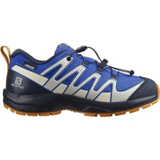 Neu Eingetroffen Salomon Kinder Multifunktionsschuhe SHOES XA PRO V8 CSWP J Palace - Palastblau/Marineblau/Butterscotch