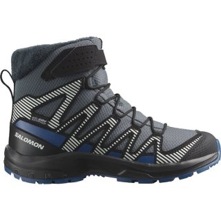Neu Eingetroffen Salomon Kinder Multifunktionsstiefel SHOES XA PRO V8 WINTER WP J - Turbulenz/Schwarz/Dunkelblau
