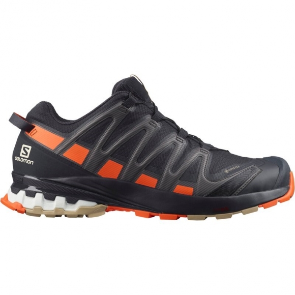 Neu Eingetroffen Salomon Herren Trailrunningschuhe XA PRO 3D v8 - Nachthimmel/Rotorange/Safari