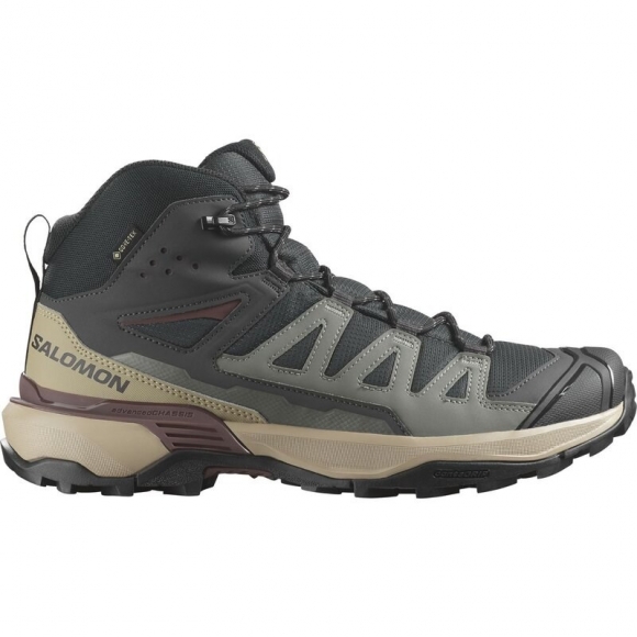 Neu Eingetroffen Salomon Herren Multifunktionsstiefel SHOES X ULTRA 360 MID GTX - Phantom/Wüstenbraun/Rumrosine