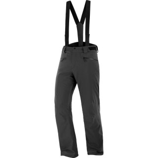 Neu Eingetroffen Salomon Herren Latzhose EDGE PANT M DEEP - TIEFSCHWARZ
