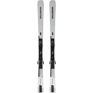 Neu Eingetroffen Salomon Herren All-Mountain Ski E - Silber Metallic/Schwarz/Weiß