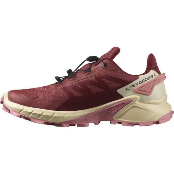 Neu Eingetroffen Salomon Damen Trailrunningschuhe SHOES SUPERCROSS 4 GTX W - Kuhhaut/Syrah/Rosé Neu Eingetroffen Salomon Damen Trailrunningschuhe SHOES SUPERCROSS 4 GTX W - Kuhhaut/Syrah/Rosé