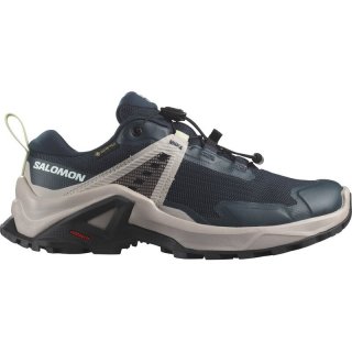 Neu Eingetroffen Salomon Kinder Trekkinghalbschuhe SHOES X RAISE GTX J - Kohlenstoff/Rosasche/Klares Aqua