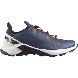 Neu Eingetroffen Salomon Herren Trailrunningschuhe SUPERCROSS - Stimmungsindigo/Weiß/Schwarz