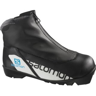 Neu Eingetroffen Salomon Kinder Langlaufschuhe XC SHOES RC NOCTURNE PROLINK JR - Schwarz/Prozessblau/000