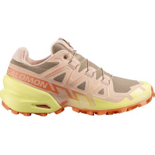 Neu Eingetroffen Salomon Damen Trailrunningschuhe SHOES SPEEDCROSS 6 W - Burro/Sonnenlimette/Mandelcreme