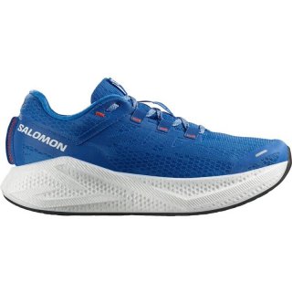 Neu Eingetroffen Salomon Herren Laufschuhe SHOES AERO GLIDE 3 French - French Blue/Weiß/Cherry Tomato