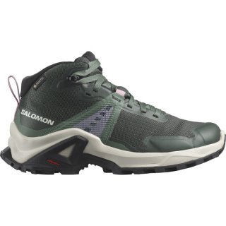 Neu Eingetroffen Salomon Kinder Multifunktionsstiefel SHOES X RAISE MID GTX J - Urban Chic/Regentag/Rosa Lavendel