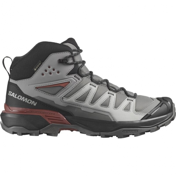 Neu Eingetroffen Salomon Herren Multifunktionsstiefel SHOES X ULTRA 360 MID GTX - Zinn/Schwarz/Gebranntes Henna