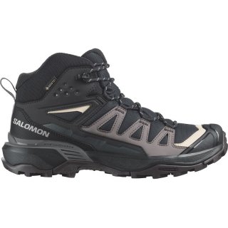 Neu Eingetroffen Salomon Damen Trekkingstiefel SHOES X ULTRA 360 MID GTX - Schwarz/Pflaumenkätzchen/Schiefer
