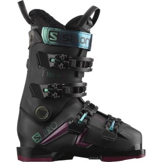 Neu Eingetroffen Salomon Damen ALP. BOOTS - Schwarz/Burgund/Shift Green/Blau