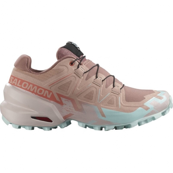 Neu Eingetroffen Salomon Damen Trailrunningschuhe SHOES SPEEDCROSS 6 W - Mahagonirose/Gedämpftes Violett/Eisiges Aqua