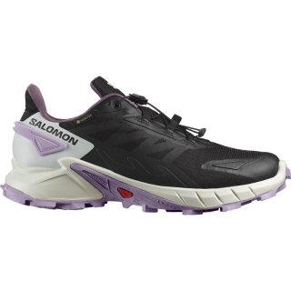 Neu Eingetroffen Salomon Damen Trailrunningschuhe SHOES SUPERCROSS 4 GTX W - Schwarz/Vanilleeis/Orchideenblüte