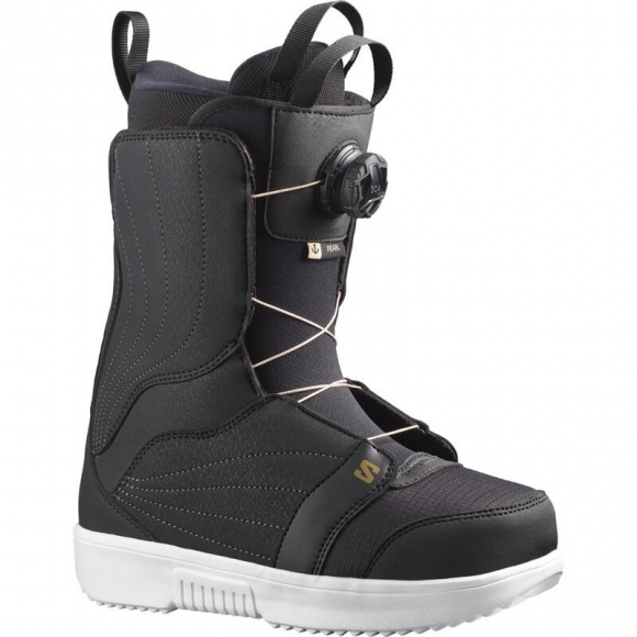 Neu Eingetroffen Salomon Damen Snowboot SNOW. BOOTS PEARL BOA - Schwarz/Weiß/Gold
