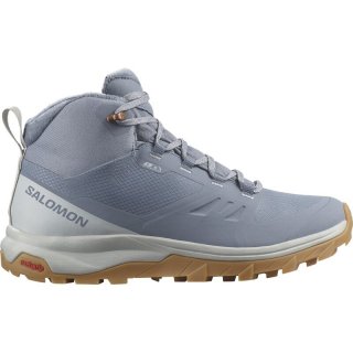 Neu Eingetroffen Salomon Damen Trekkinghalbschuhe SHOES OUTsnap CSWP W - Feuerstein/Perlblau/Gum3