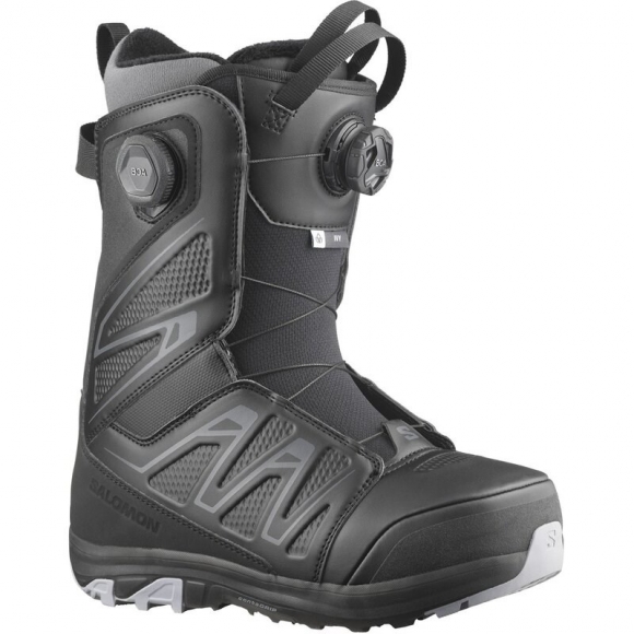Neu Eingetroffen Salomon Damen Snowboot SNOW. BOOTS IVY BOA SJ BOA - Schwarz/Schwarz/Lila Grau