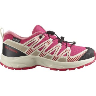 Neu Eingetroffen Salomon Kinder Trekkinghalbschuhe SHOES XA PRO V8 WP J - Rotrot/Vanilleeis/Flamingorosa
