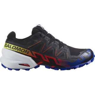 Neu Eingetroffen Salomon Herren Trekkingsandale SHOES SPEEDCROSS 6 GTX BLUE FIRE - Schwarz/Surf the Web/Sicherheit Gelb