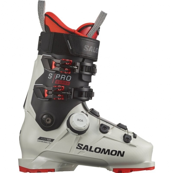 Neu Eingetroffen Salomon Herren Ski-Schuhe ALP. BOOTS - Graue Aurora/Schwarz/Rot