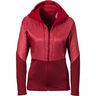 Neu Eingetroffen Salomon Damen Outdoorjacke OUTLINE - Red Dahlia